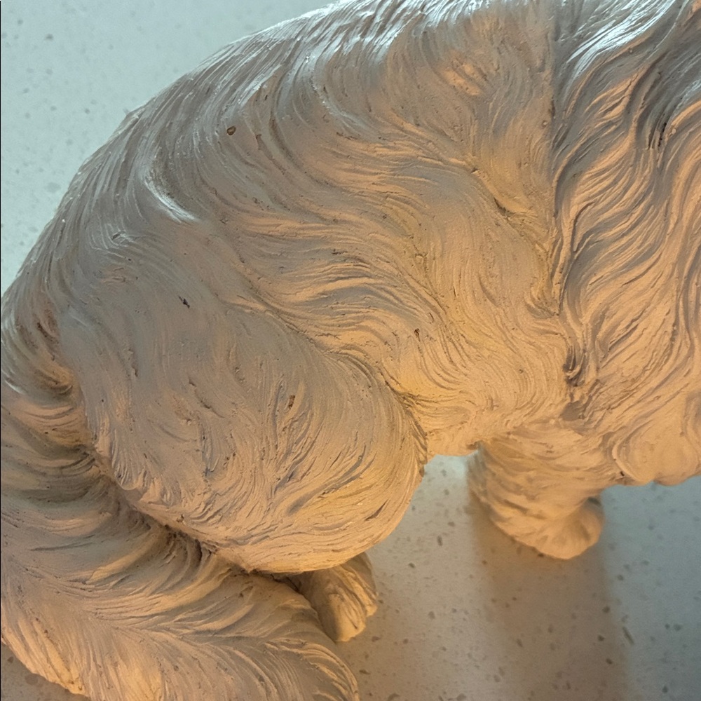 Vintage Realistic White Persian Cat Figure - Picture 5 of 8
